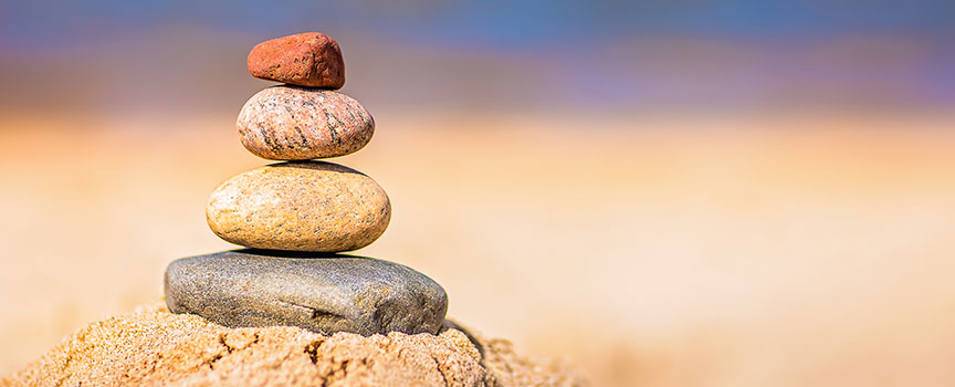 In Balance sein = HEIL SEIN